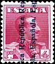 Spain 1931 Personajes 4 PTS Carmin Edifil NE26